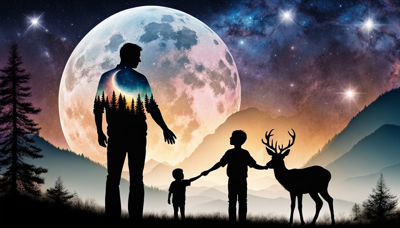 Father and Son in Cosmic Harmony