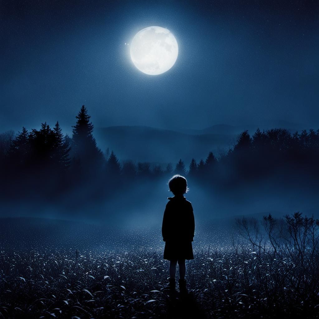 The Dreamer: A Silhouette Art Piece