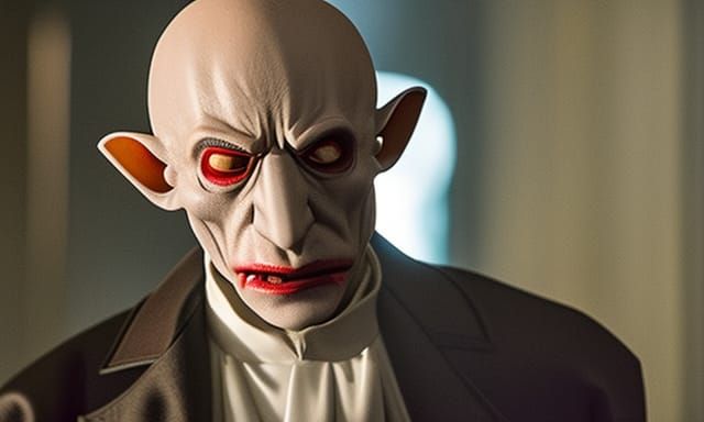 Nosferatu acting in a Denis Villeneuve directed remake of the movie Prisoners 2013, cinematic shots, shot by arri alexxa...