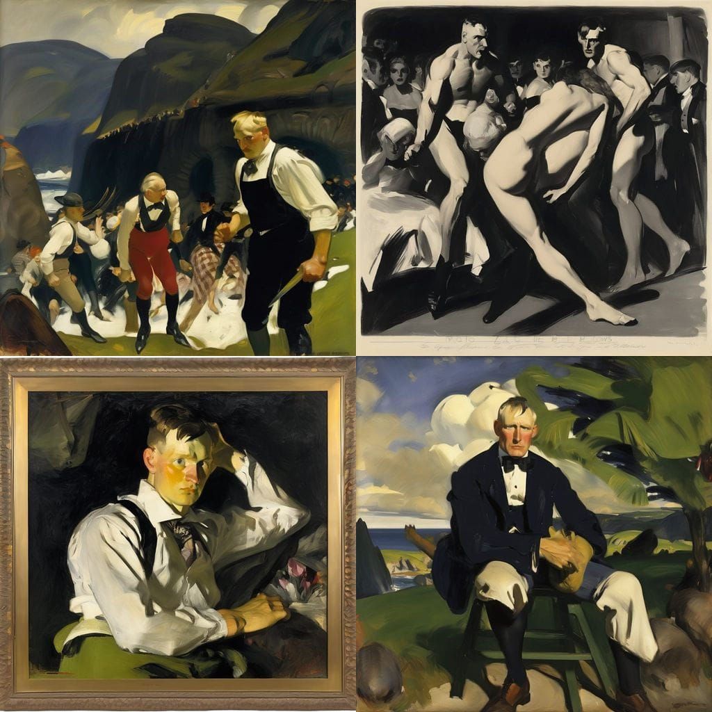 Street Urchins Playing in a Grimy City Alley