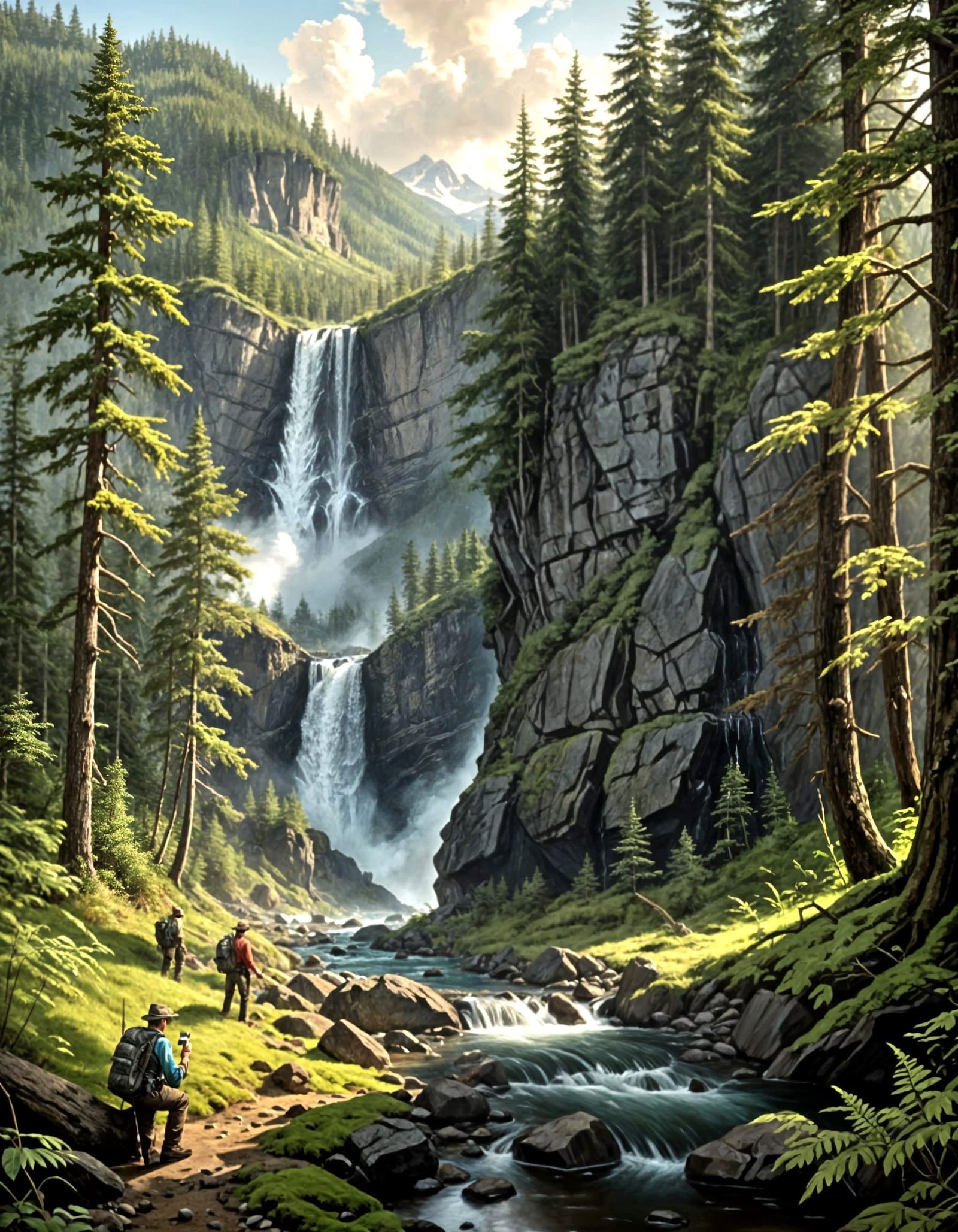 Prospectors Discover Hidden Waterfall Goldmine in Canadian W...