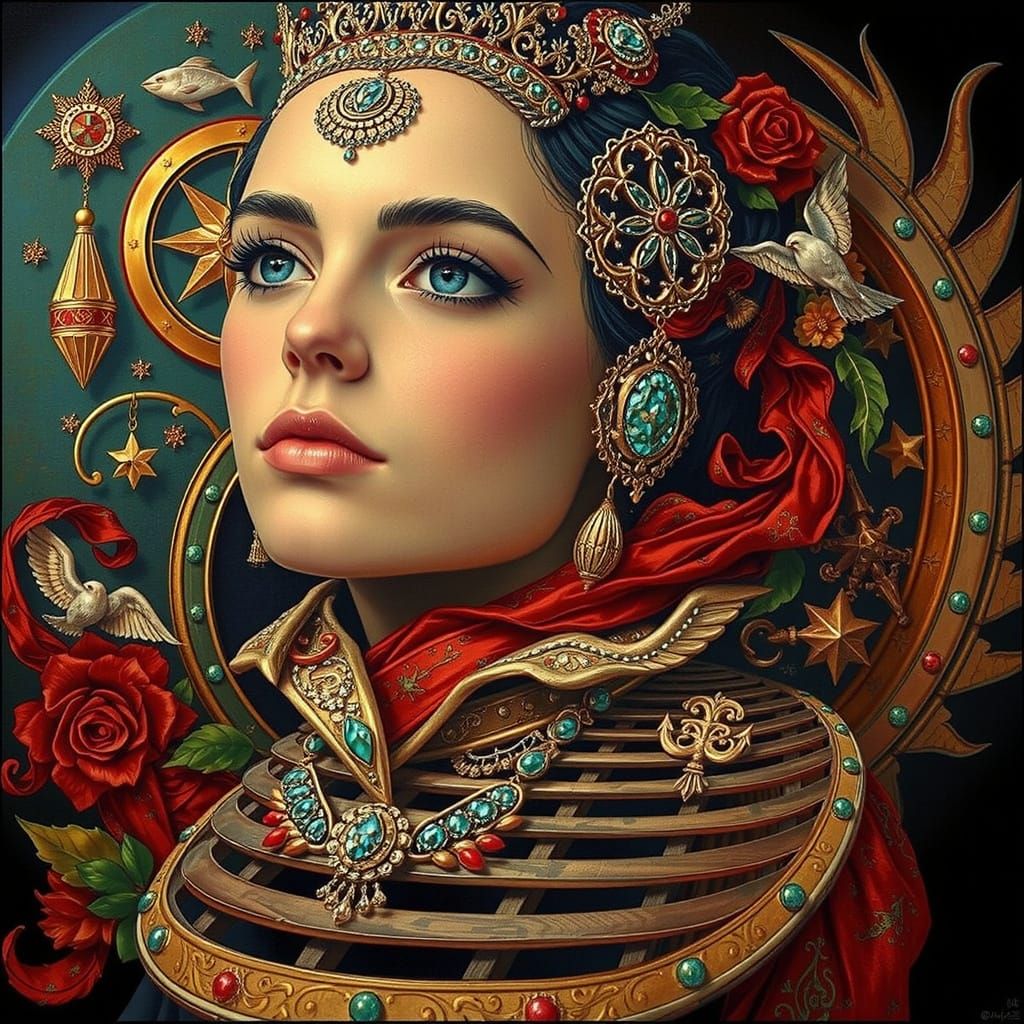 AI Artwork Showcasing Creative Mastery and Artistic Brillian...