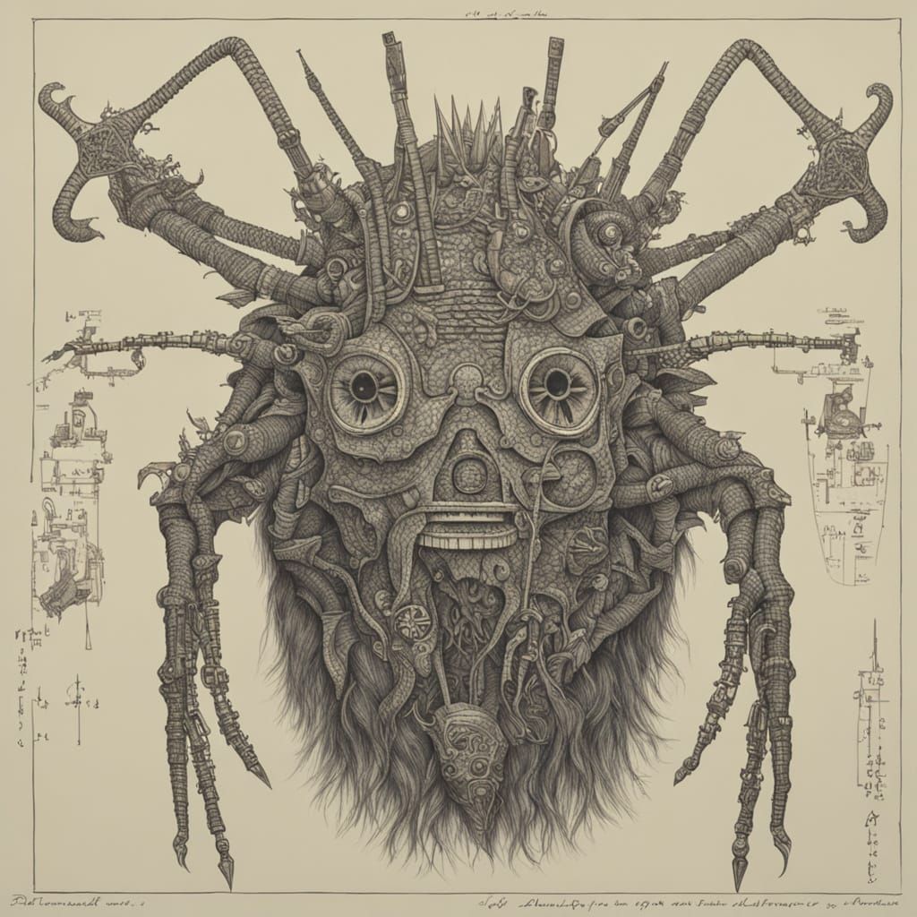 Abstract Anazomorphic Sigusfixula Image Generated by AI