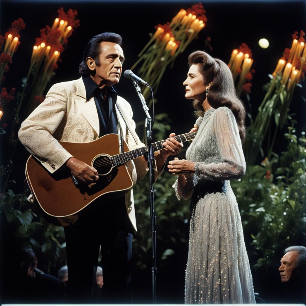 Johnny Cash and June Carter