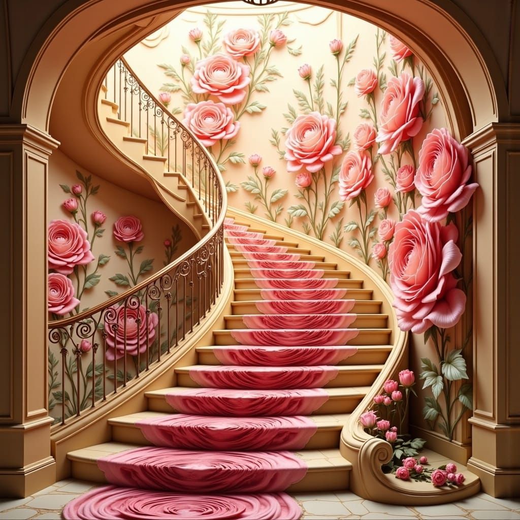 Rosy Stairway