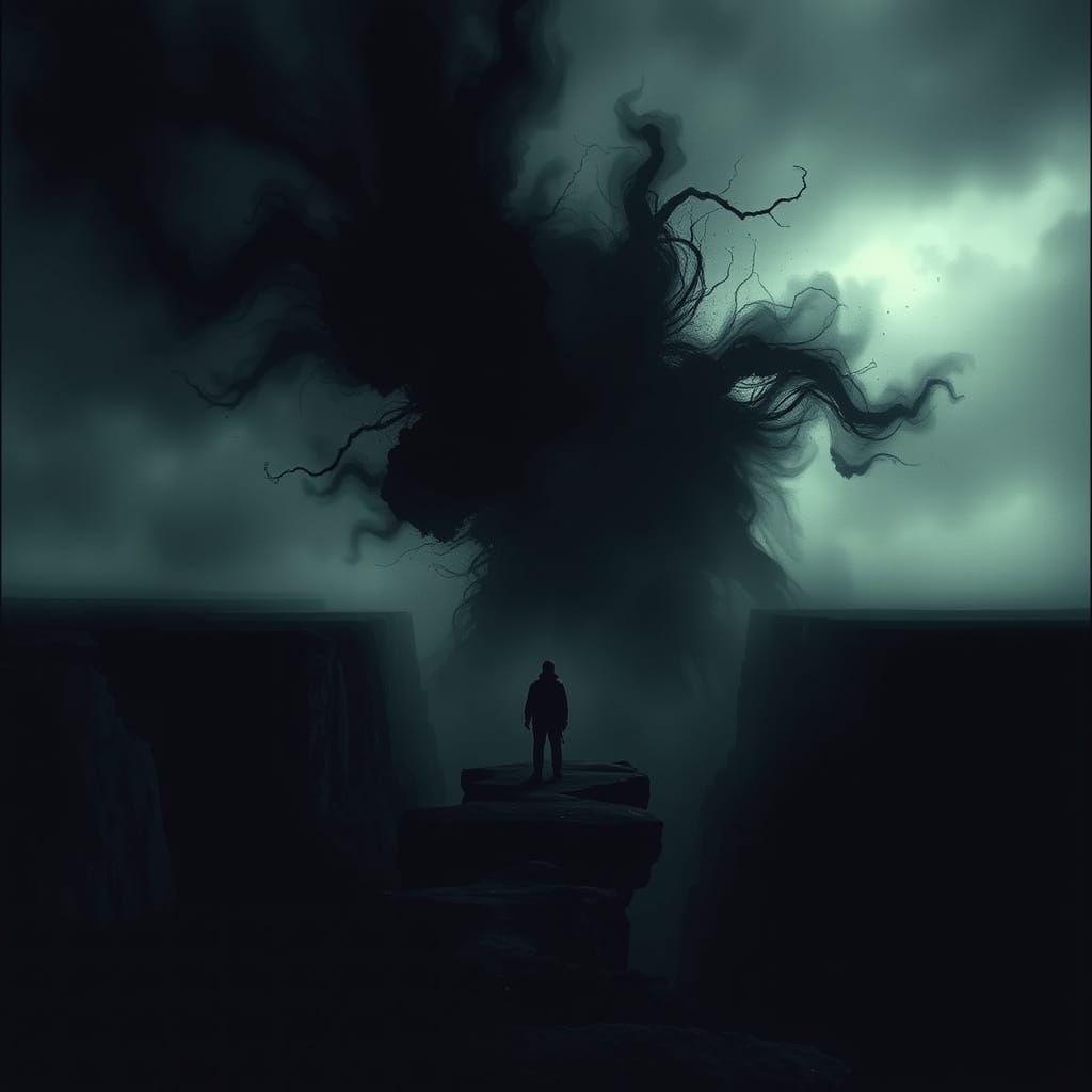 Eternal Dread: A Haunting Abyss of Existential Terror