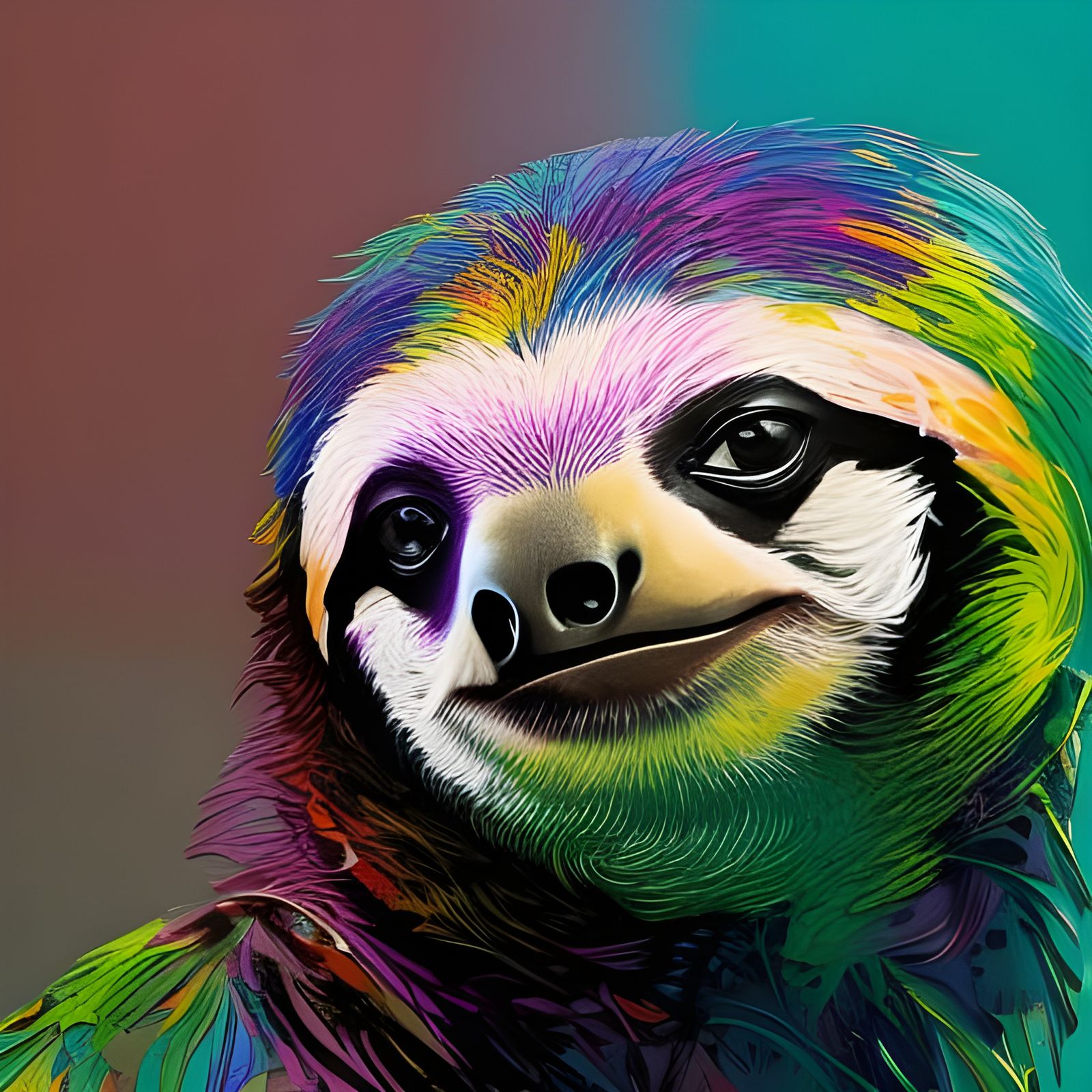 JoSloth’s technicolour Dream Coat