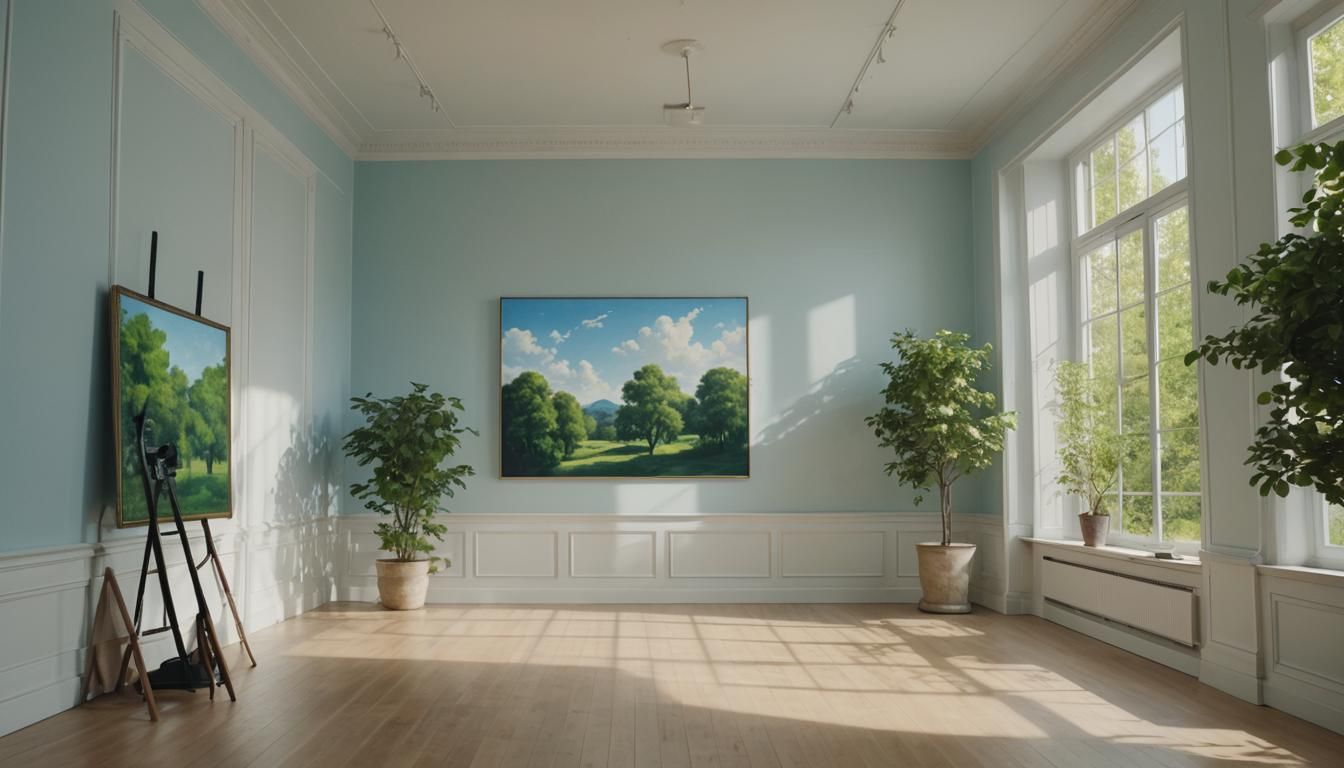 Modern Broadcast Office with Natural Light