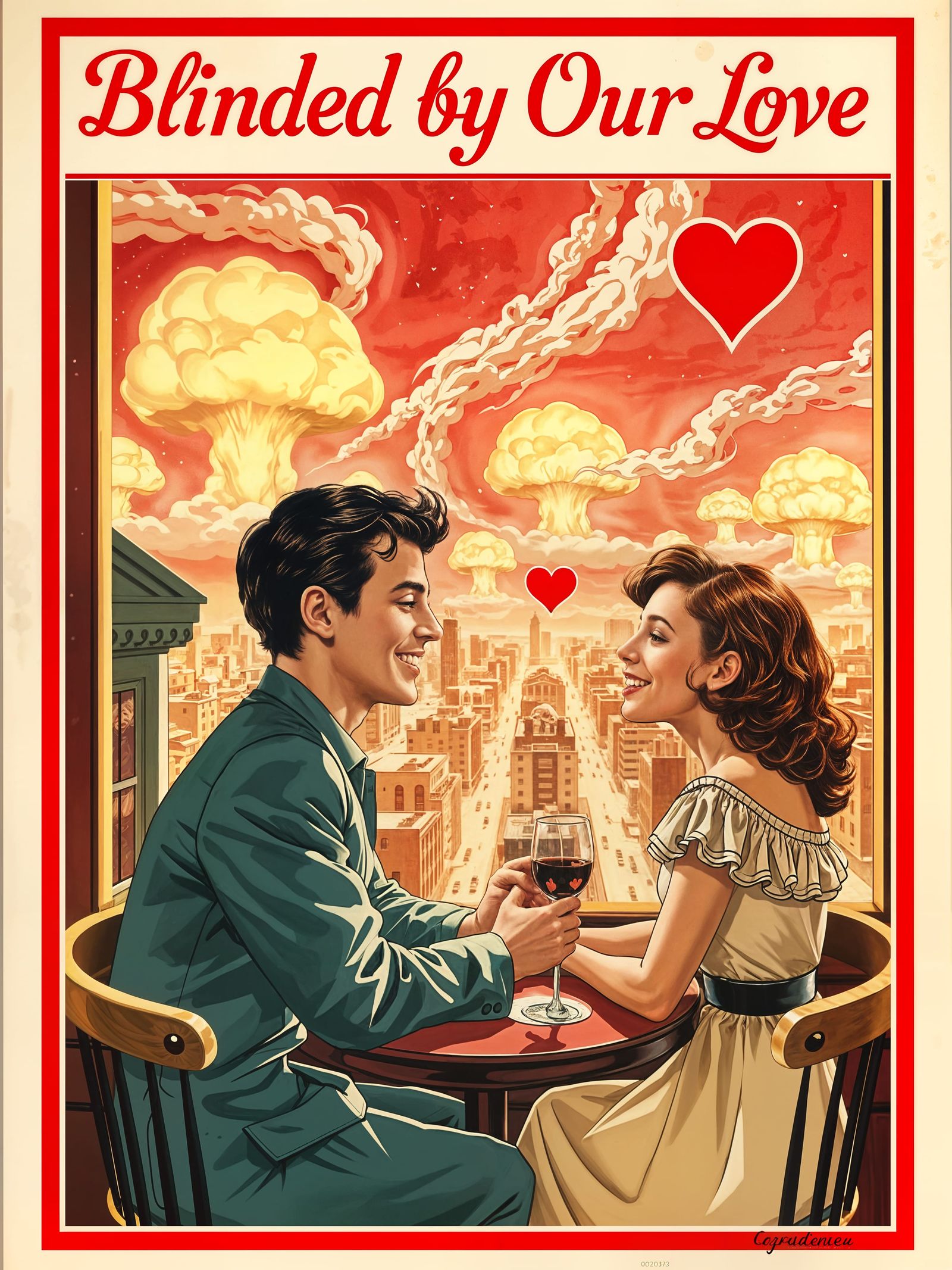 Romantic Couple Finds Solace in Love Amidst Apocalyptic Chao...