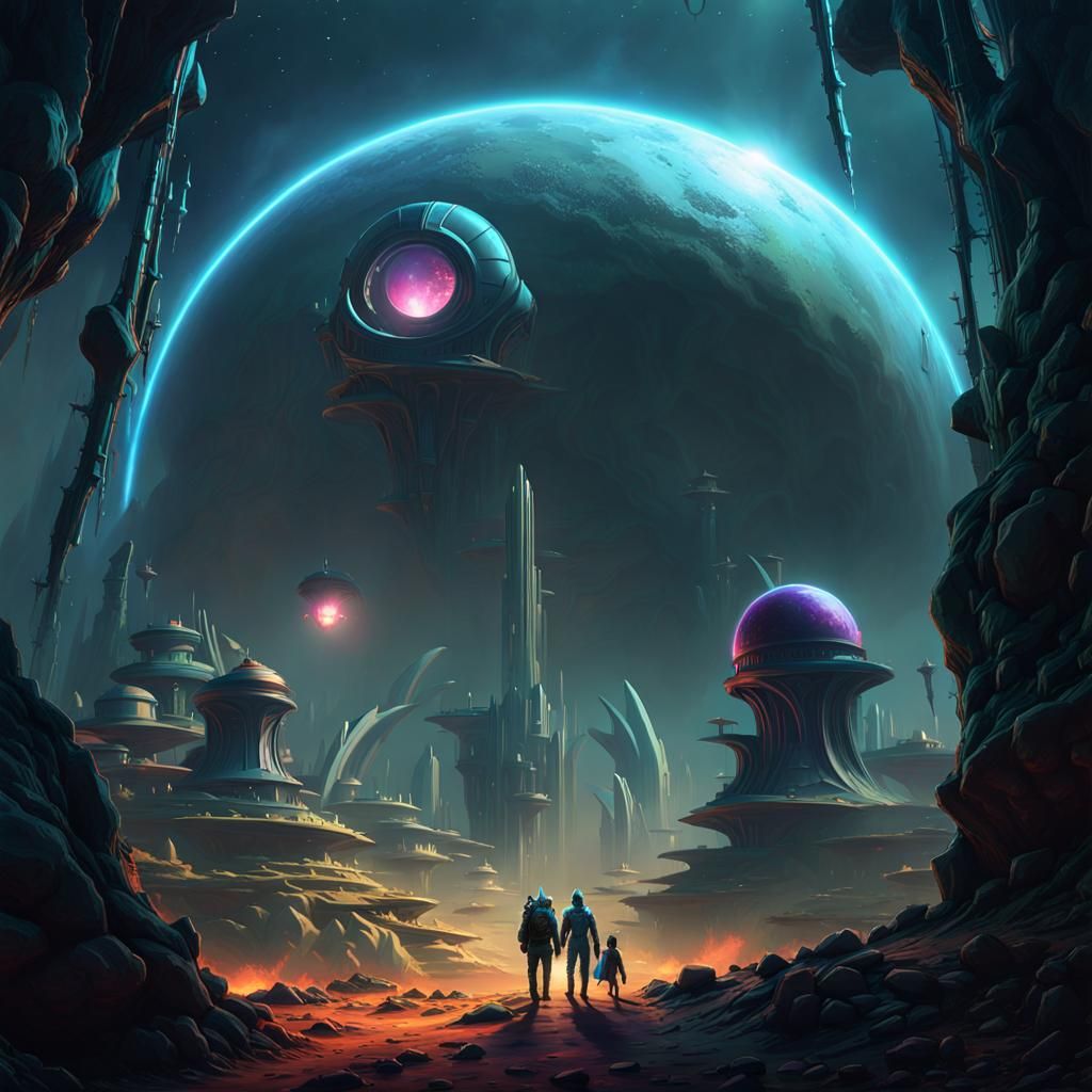 Alien World Biopunk Fantasycore Adventure in Unreal Engine