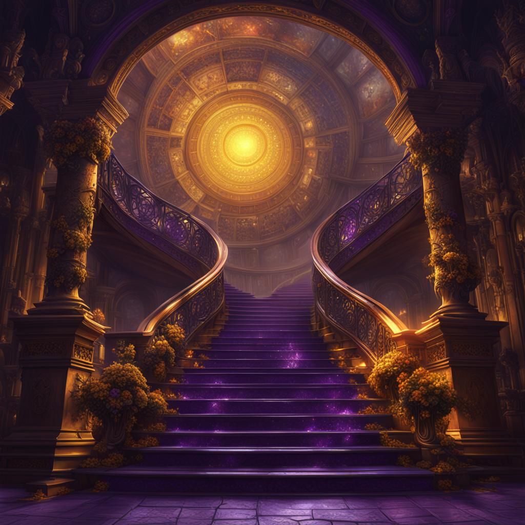 Stairway to Heaven: Dark Fantasy Concept Art