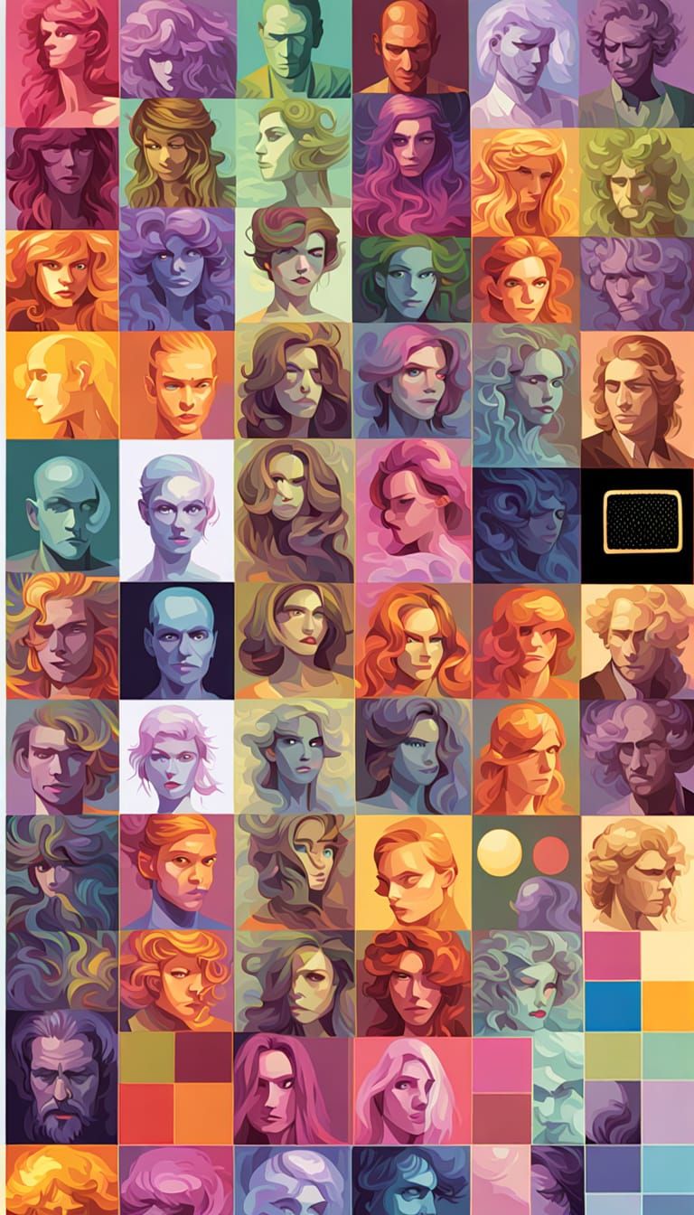 AI Art: Maximalist Hyperrealism in Metallic Colors