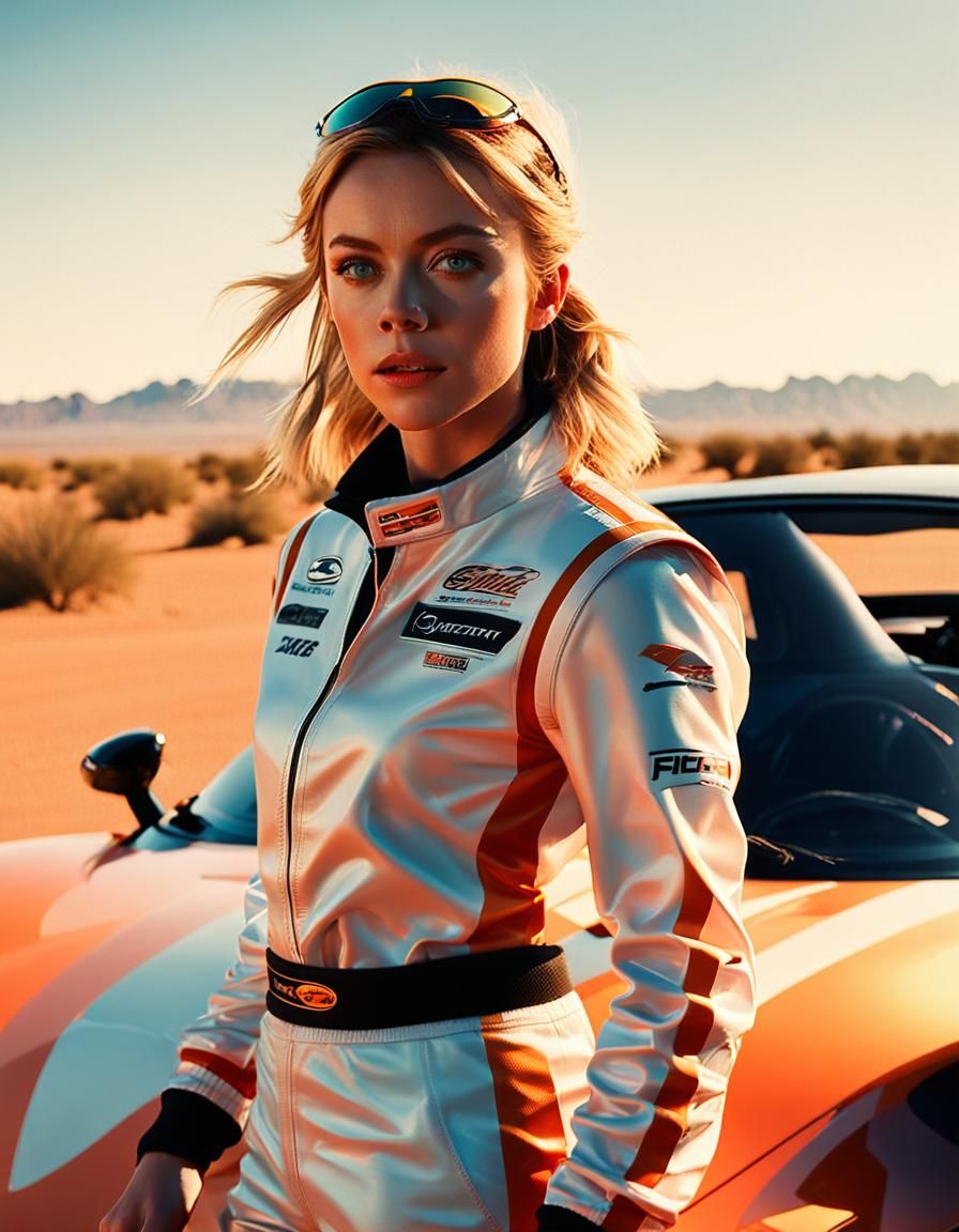 Penelope Pitstop Desert Race: Sydney Sweeney as Film Still