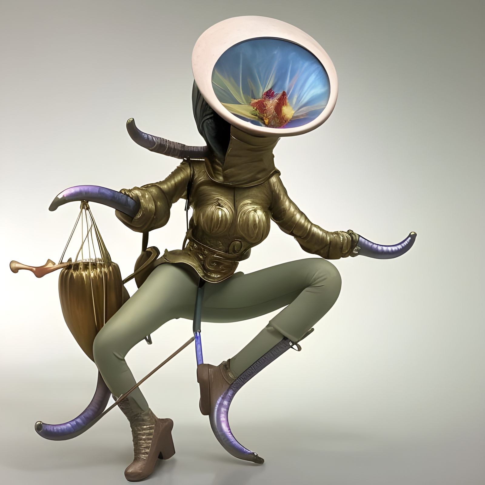 Magical Biological Dreamscape in Surreal Photorealistic Styl...