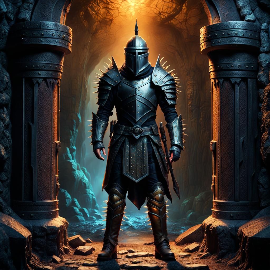 Mysterious Underground Entrance: Fantasy Concept Art