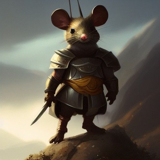 Mouse ready for battle