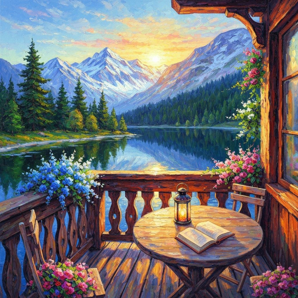 Stunning view seen from the balcony