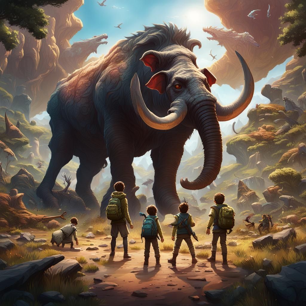 Kids Wage War Atop Giant Beasts