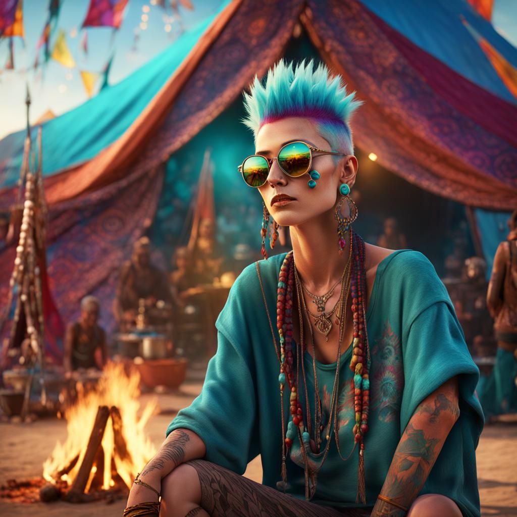 If Burning Man had showers