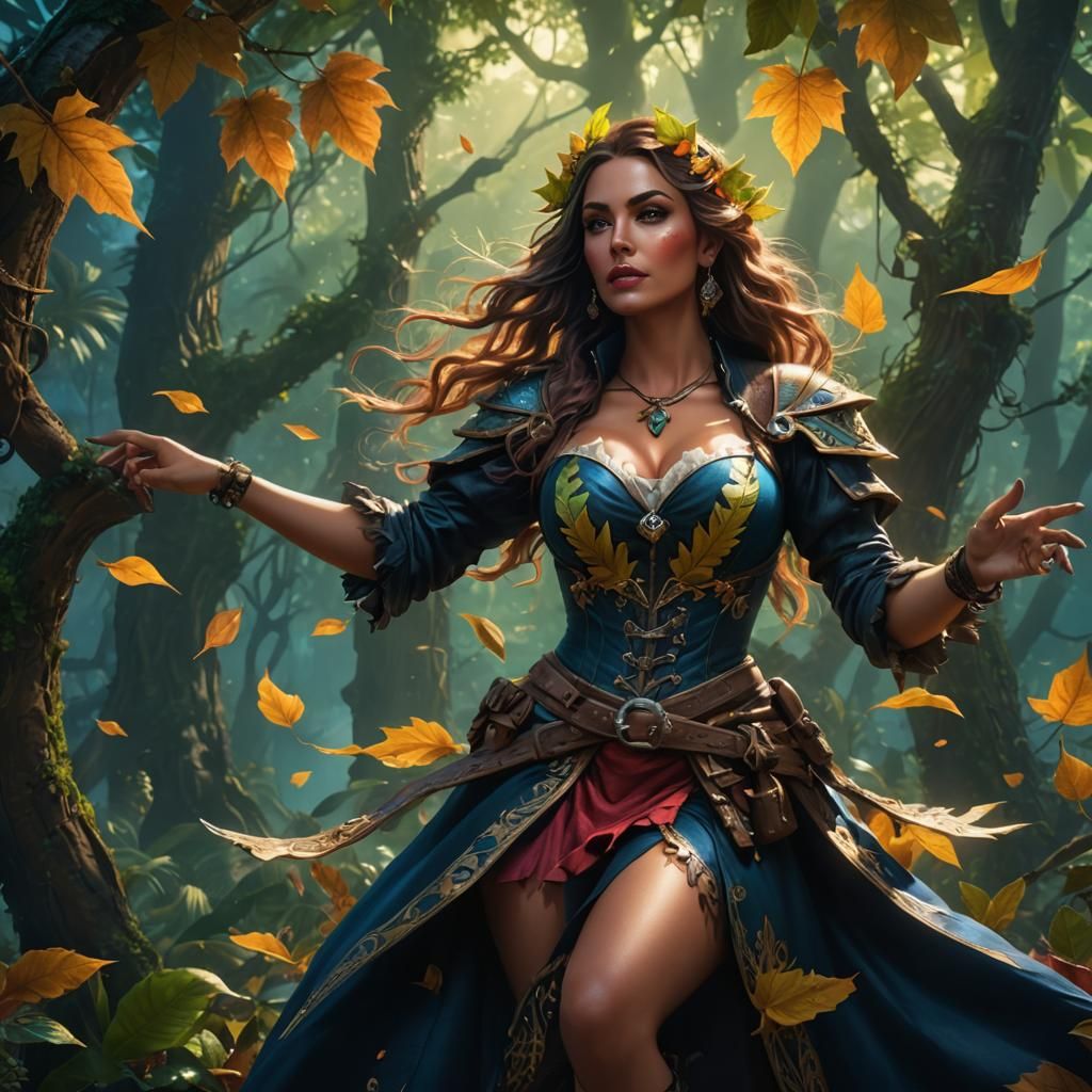 Fantasy Wanted Poster: Enchanted Pirate Seductress