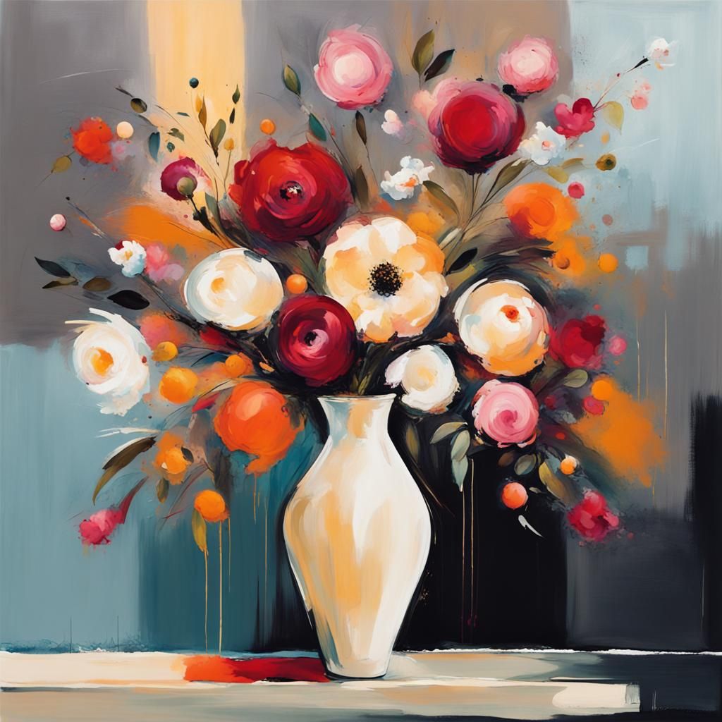Flowers in a vase
