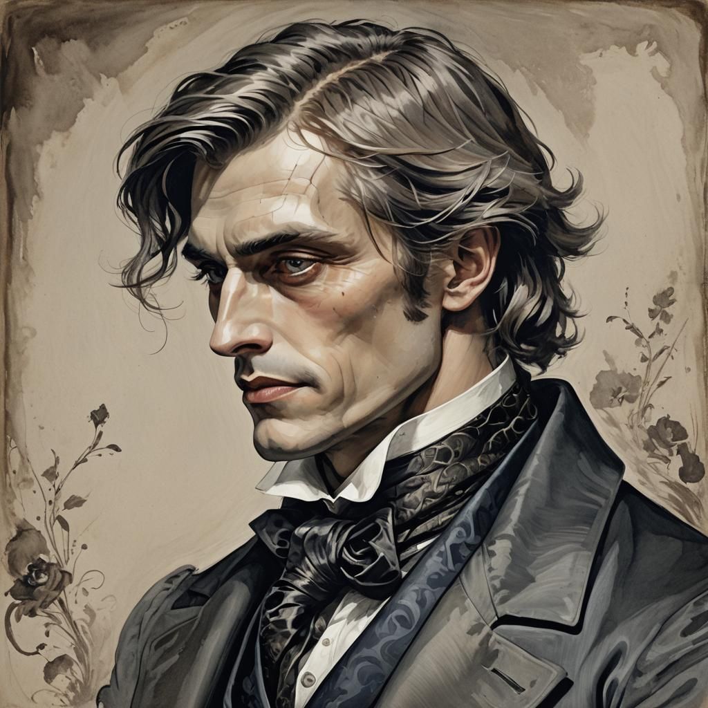 Portrait of Dorian Gray at Height of Debauchery