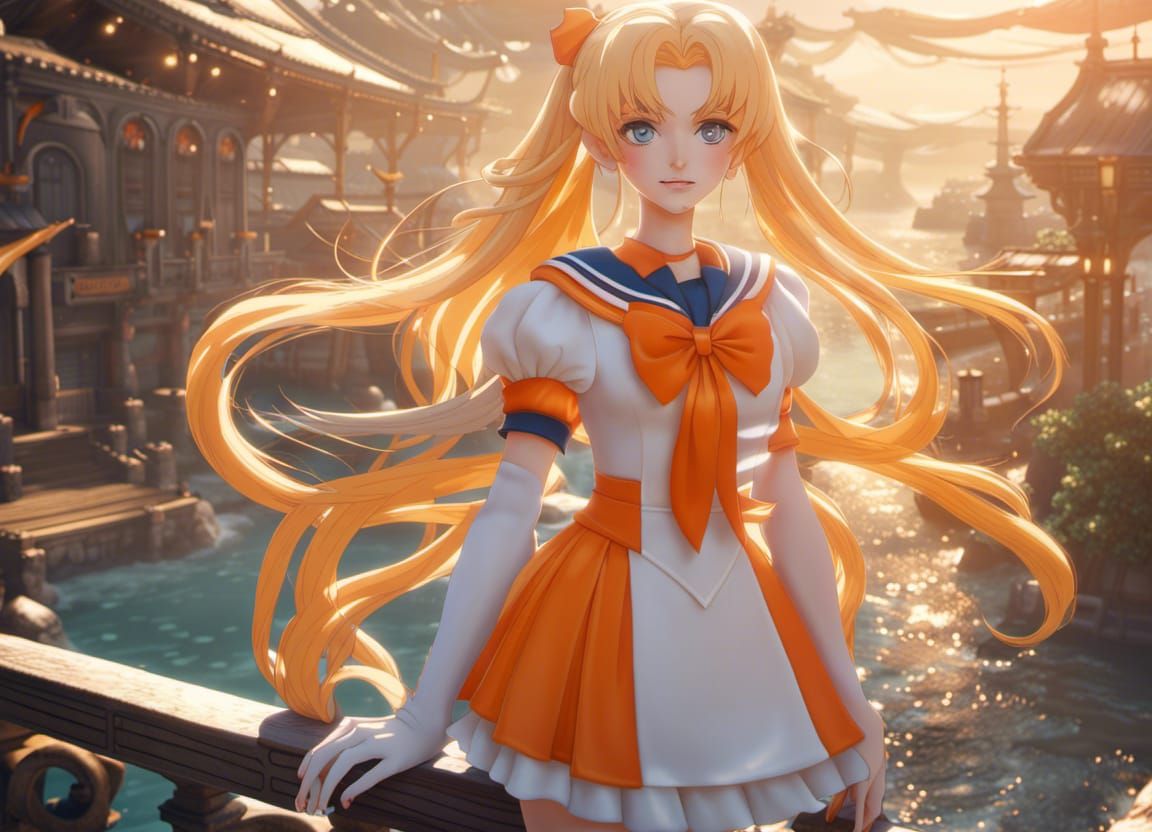 Sailor Venus, Aino Minako: Detailed Matte Painting