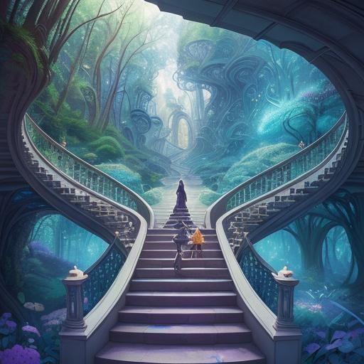 Infinite Staircase Ascends to Realms of Imagination