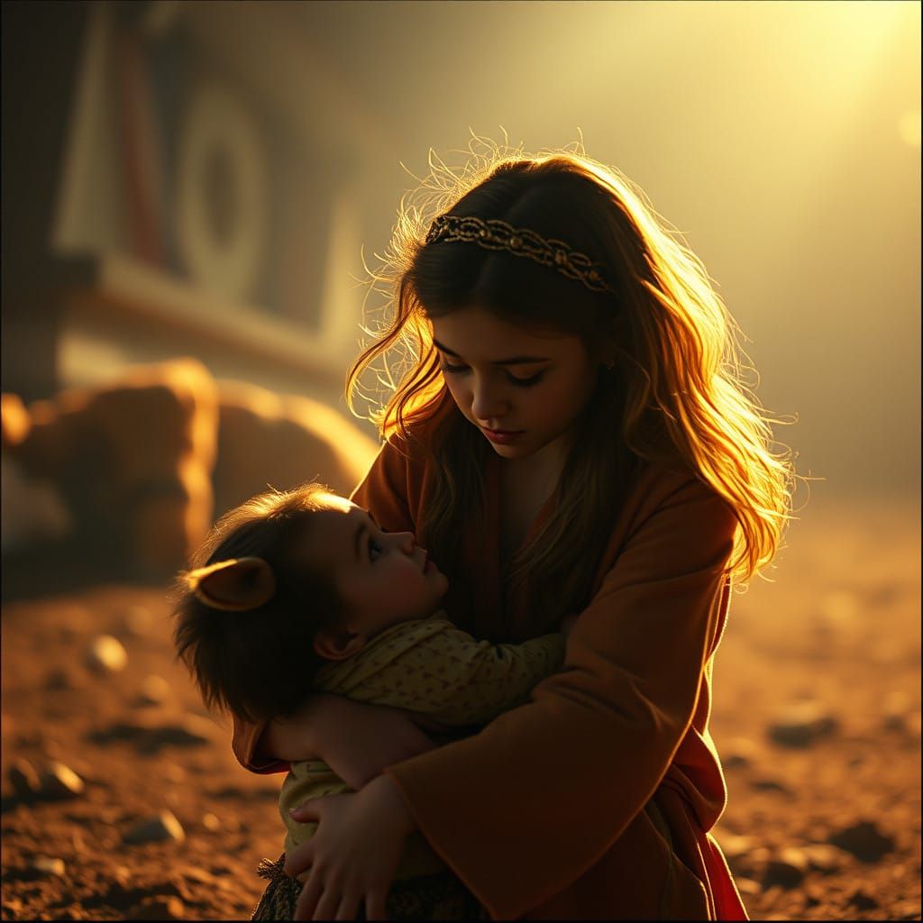 Epic Cinematic Film Still in Dramatic 35mm Style