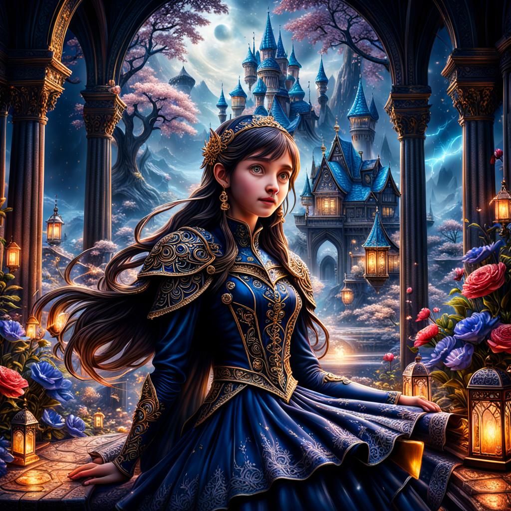 Sparkling Wonders with Intricate Details and Magical Backgro...