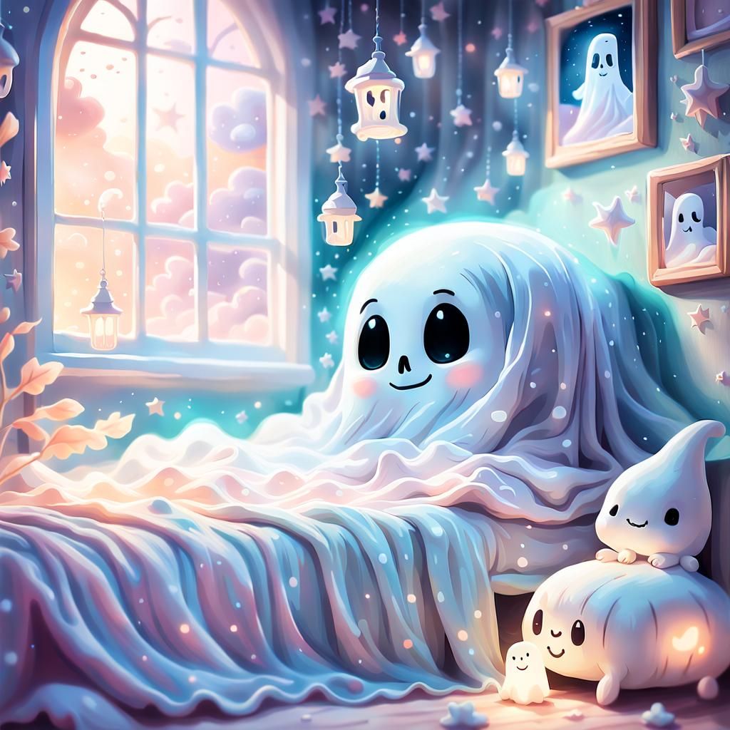 Cute ghosts bedroom