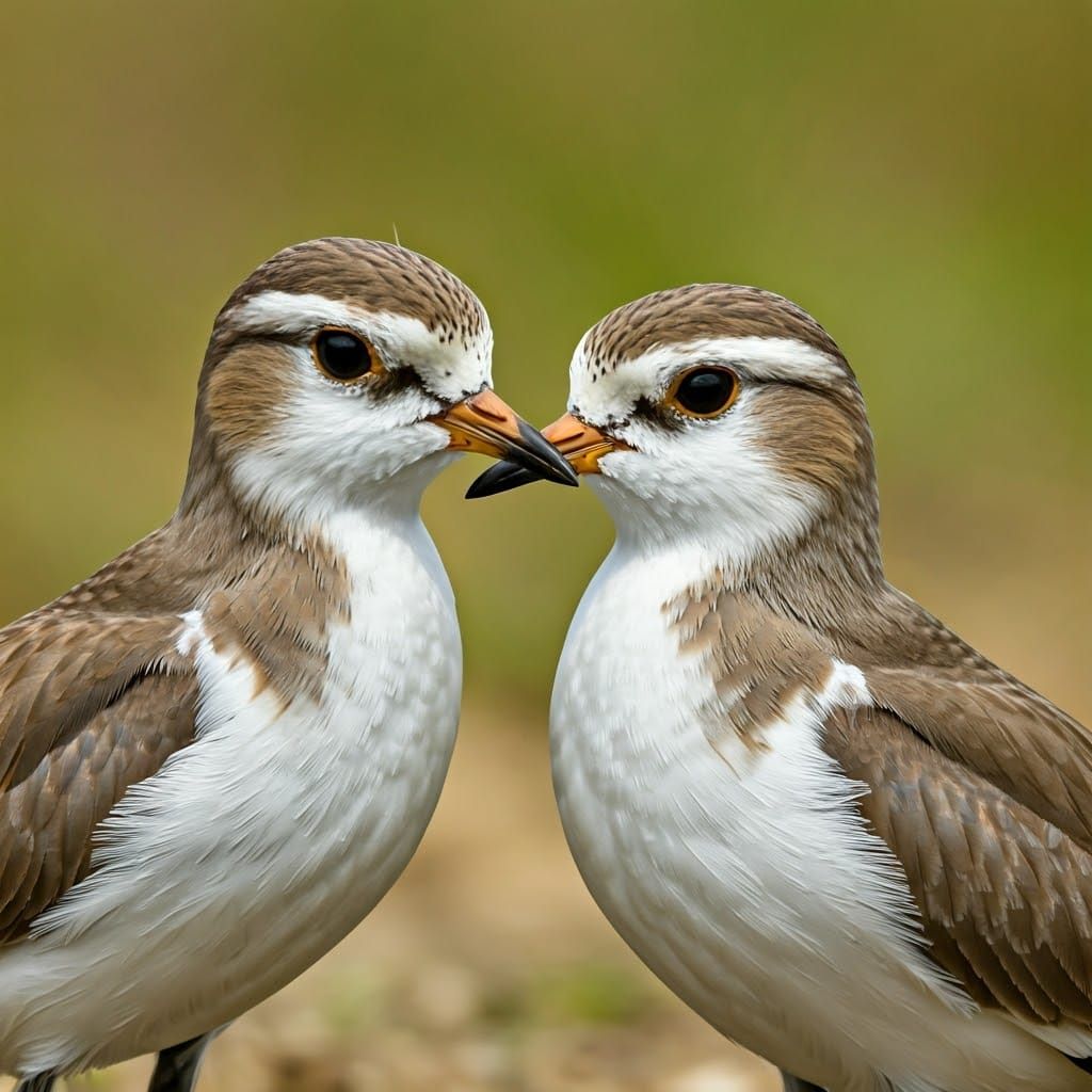 Two Sandwings in a Heart-Shaped Reunion