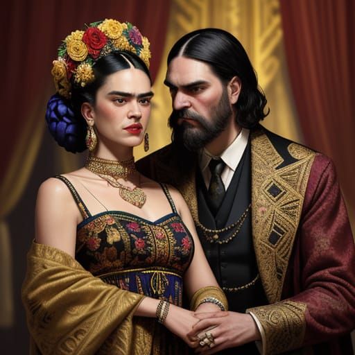 Frida Kahlo Curiously Meets Rasputin at a 1920s Soiree in Ci...