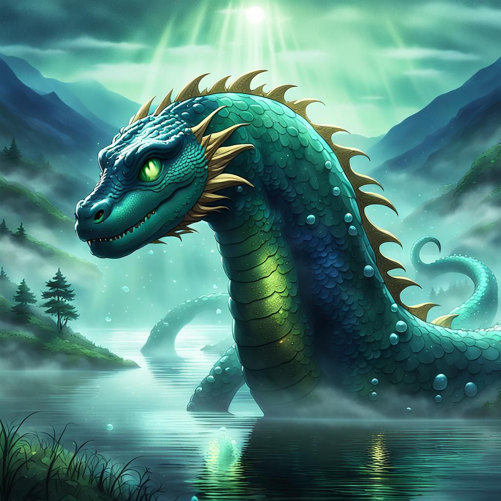 Loch Ness Monster Emerges: Anime Key Visual