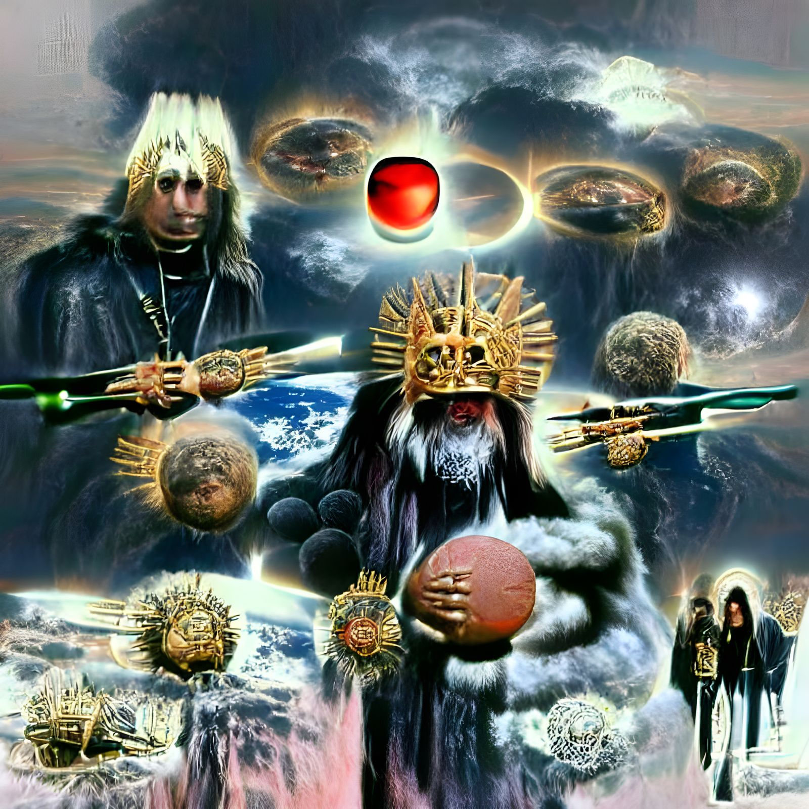 Lords of Nibiru: An AI Interpretation
