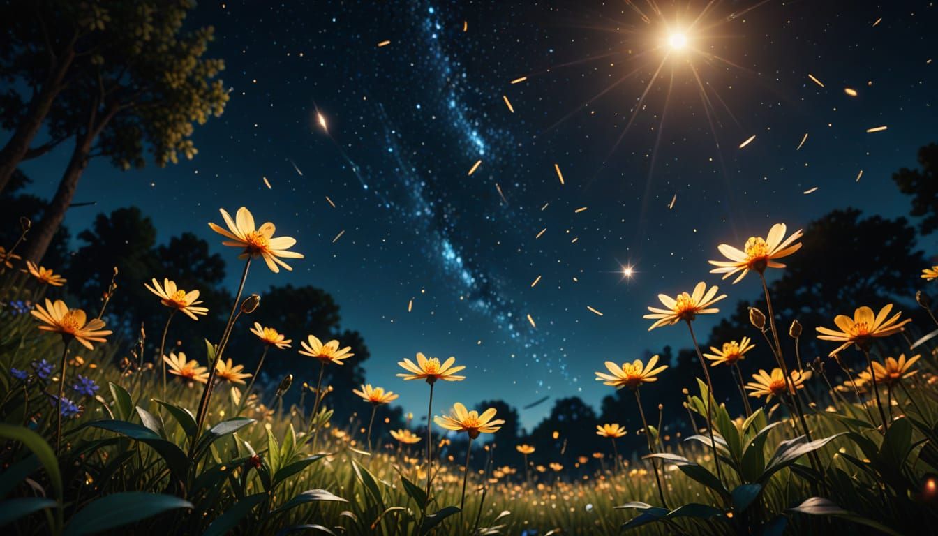 Photorealistic Split Image: Day and Night