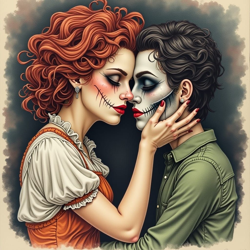 Whimsical Curse of a Beloved in Vintage Color