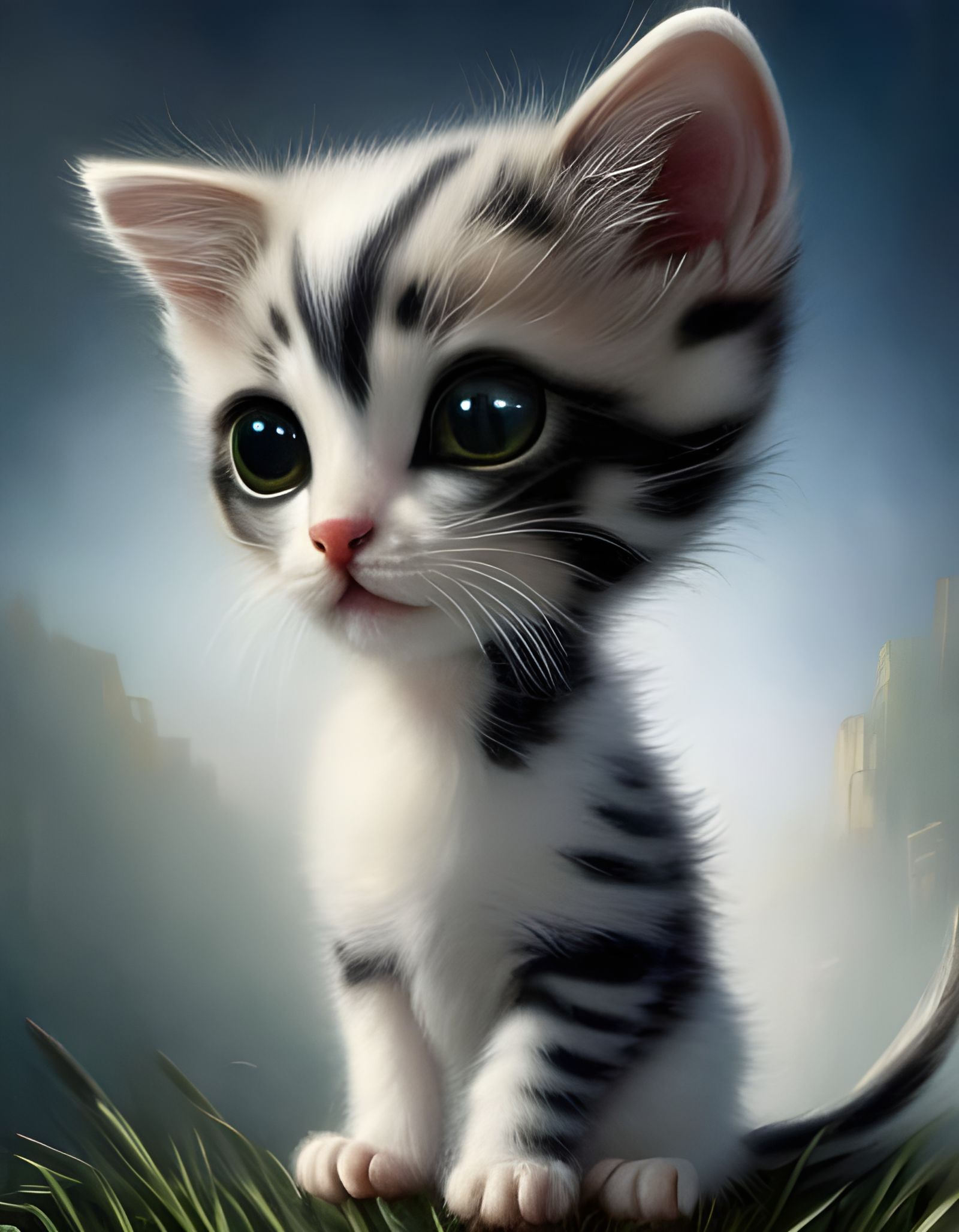 Stripy kitten