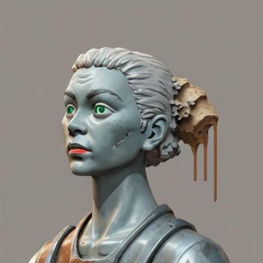 Gritty 3D Diorama of Obsolete Machines