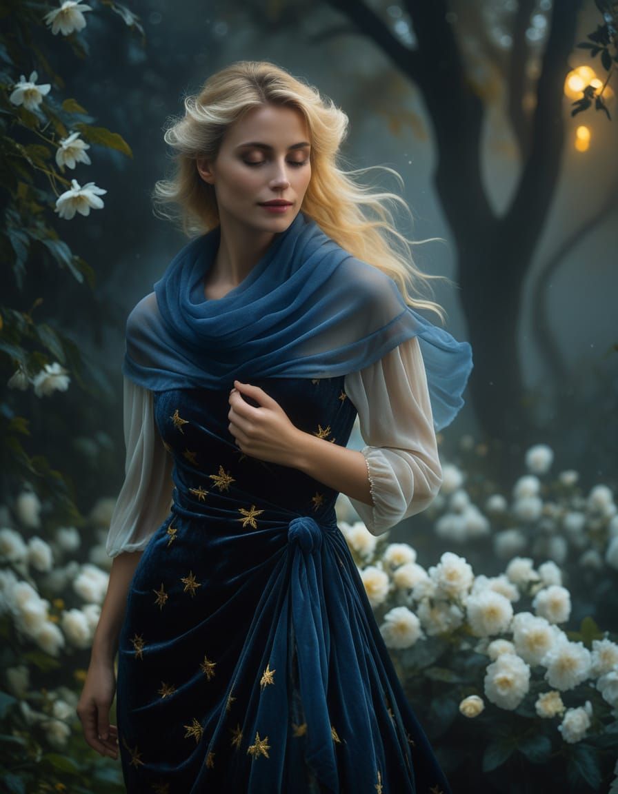 Ethereal Beauty in Baroque Style