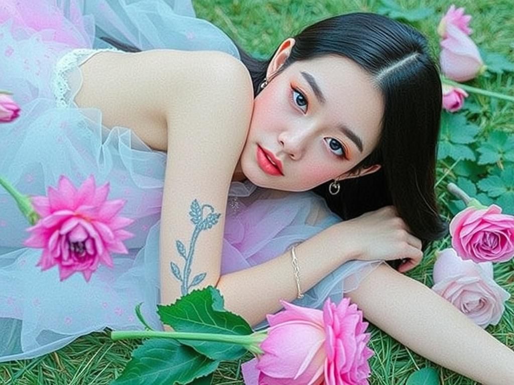 Jennie from Blackpink: Dramatic Studio Portrait