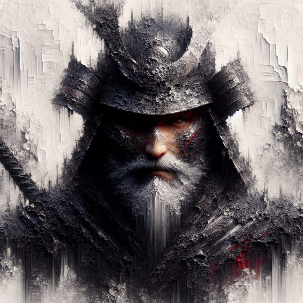 Shogun Samurai painting - daily challenge
