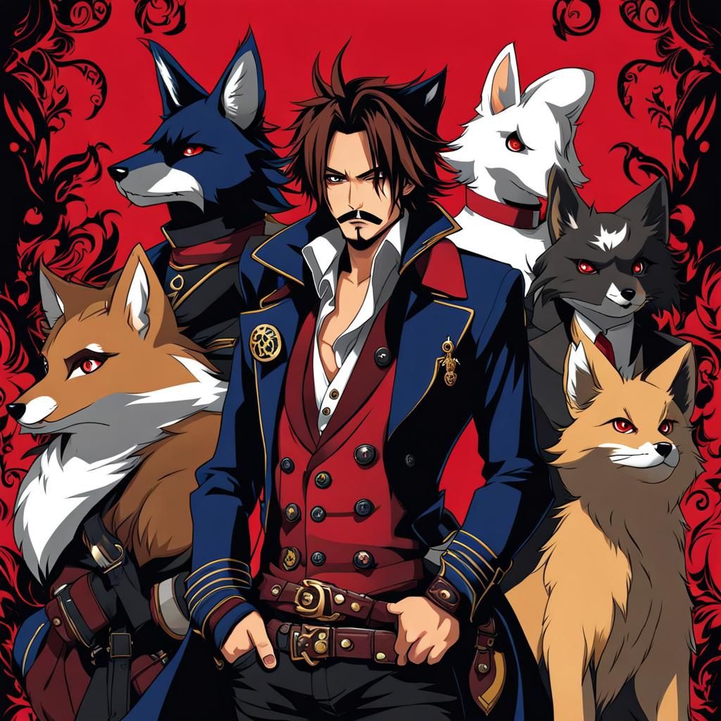 Johnny Depp as Anime Furry Character