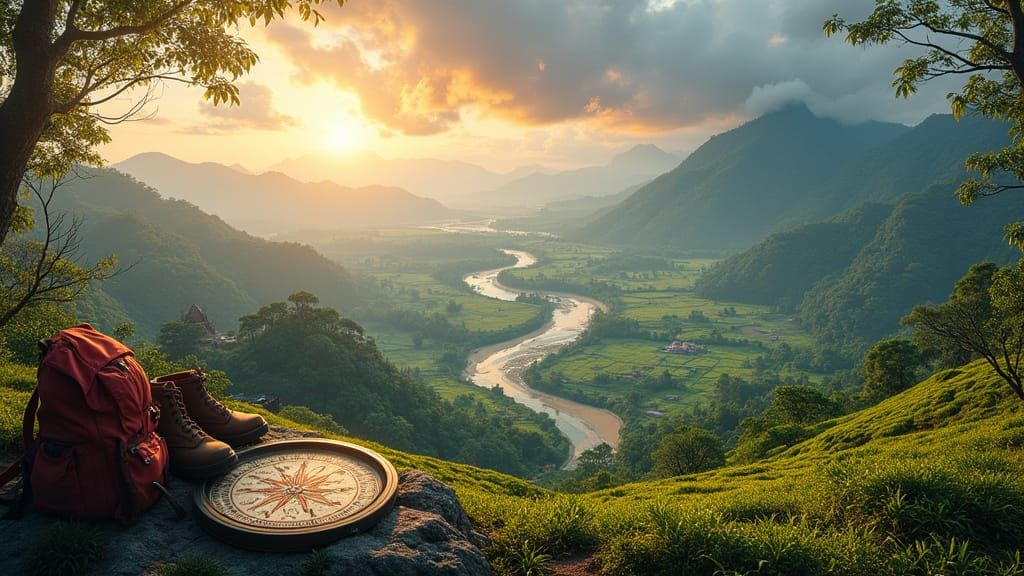 Sri Lanka's Diverse Landscapes with Adventurous Travel Aesth...