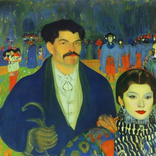 Elegant Vampires of Ancient Times: Portrait