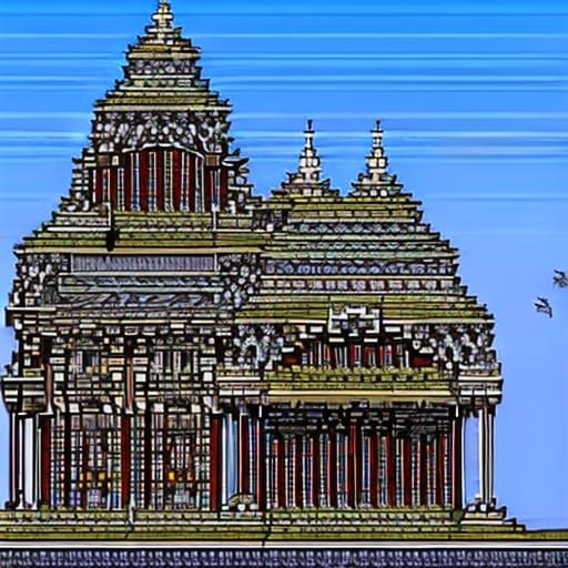 Colossal Figure: Lyrical Abstraction in Pixel Art
