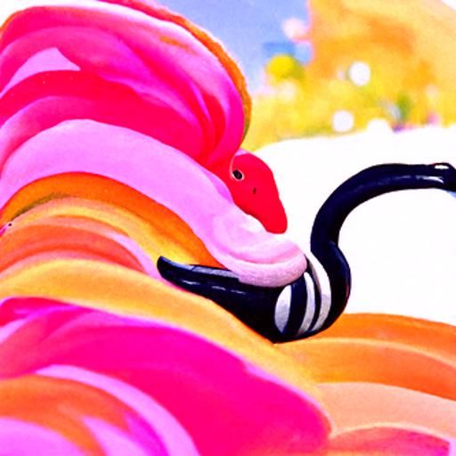 Flamingo Drives Convertible in Candyland Gouache