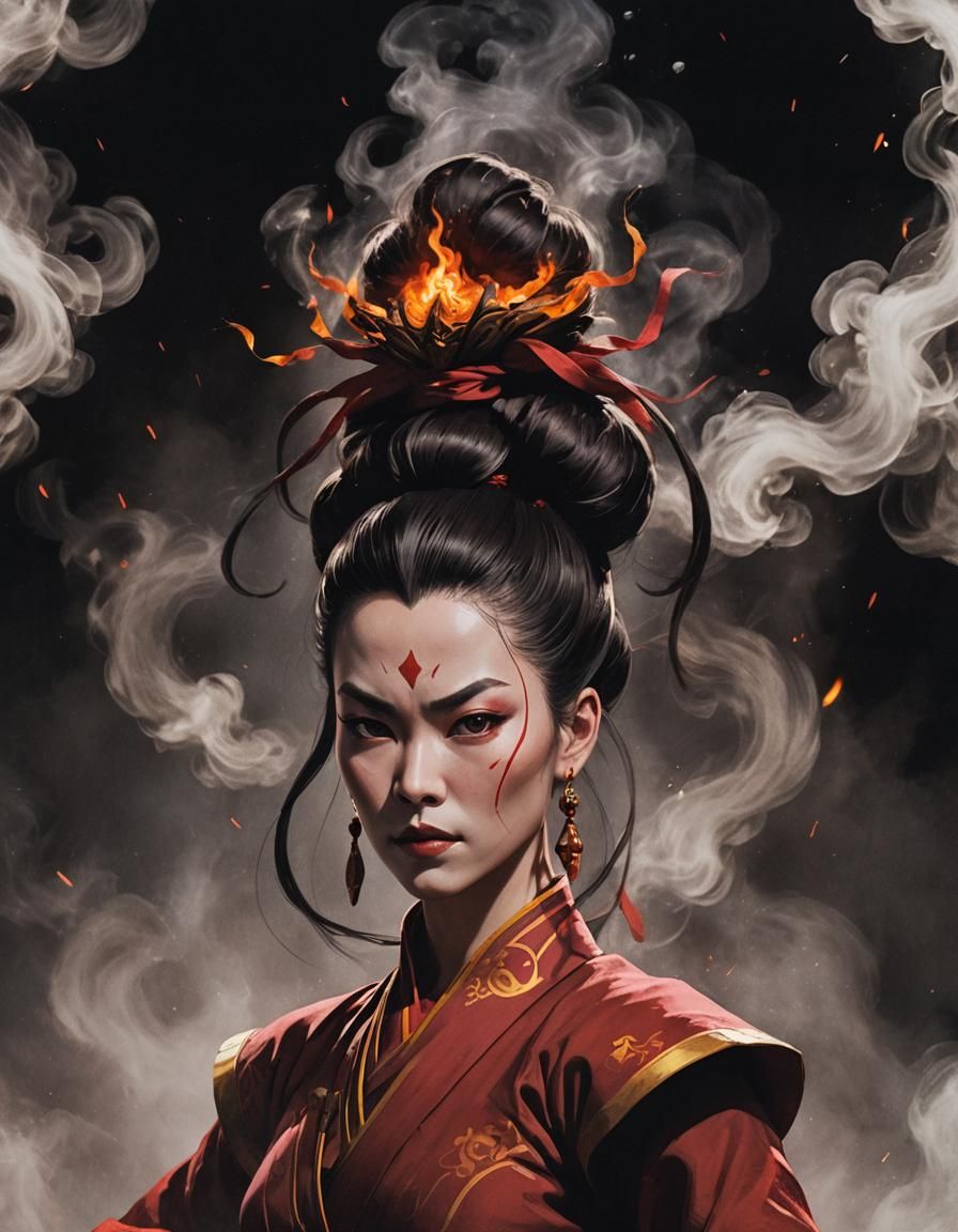Princess Azula with Blazing Smoke Ignition