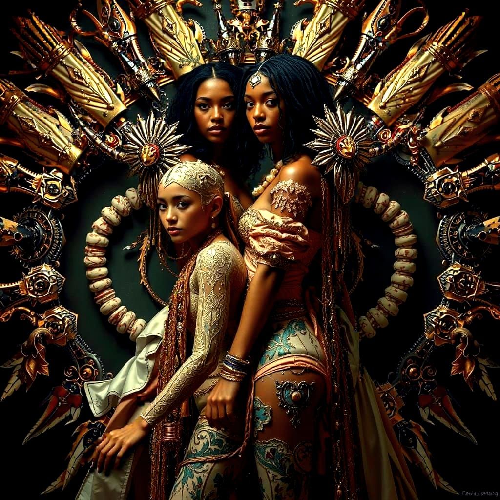 Hyperrealistic Exploration of Femininity and Humanity