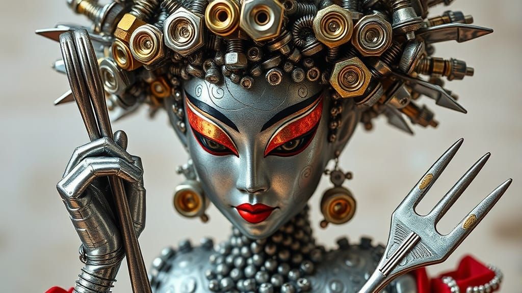 A GEISHA Transforms Discarded Metal into Vibrant Industrial ...
